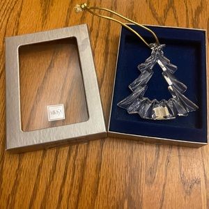 Mikasa Crystal Christmas tree ornament